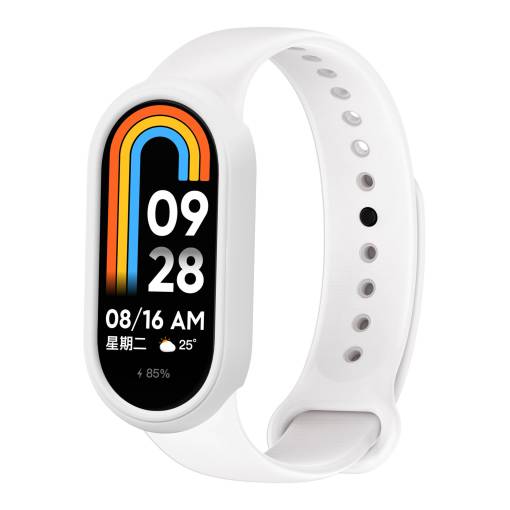 Foto - Brățară Silicon - Alb - pentru Xiaomi Smart Band 8, 9 și 10