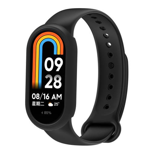 Foto - Brățară Silicon - Negru - pentru Xiaomi Smart Band 8, 9 și 10