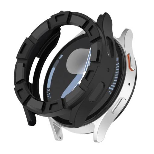 Foto - Ramă din silicon pentru Samsung Galaxy Watch 7, 40 mm - Albastră