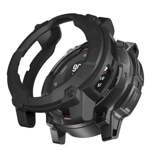 Foto - Ramă din silicon pentru Samsung Galaxy Watch 7, 40 mm - Negru