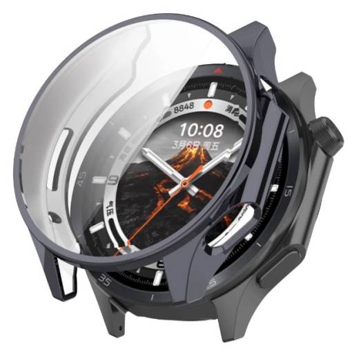 Foto - Husă din silicon pentru Oppo Watch X2 și OnePlus Watch 3 - Gri