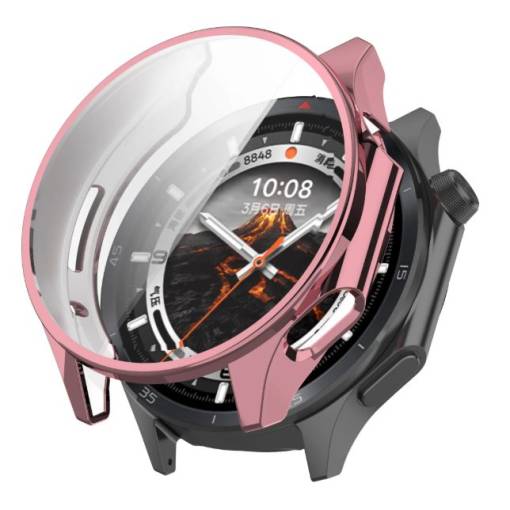 Foto - Husă din silicon pentru Oppo Watch X2 și OnePlus Watch 3 - Roz