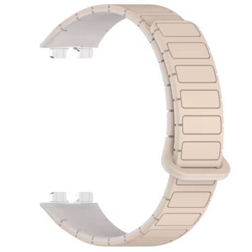 Foto - eses Curea magnetică din silicon pentru Huawei Band 8, 9, 10 - Somon