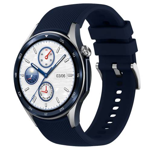 Foto - Curea din silicon pentru Oppo Watch X - Albă