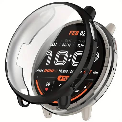 Foto - Carcasă de protecție pentru Amazfit Active 2 - Negru
