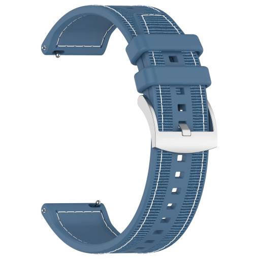 Foto - eses Curea silicon matlasat Huawei Watch GT5 41 mm și GT5 pro 42 mm - Albastru