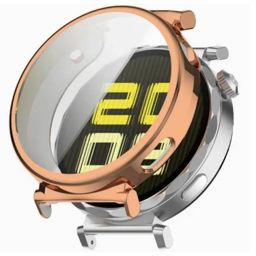 Foto - Capac din silicon pentru Huawei Watch GT5 41mm - Roz auriu