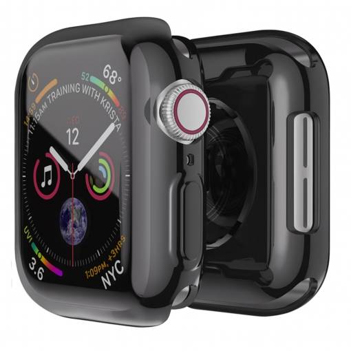 Foto - Capac din silicon pentru Apple Watch 10 42 mm - Gri închis