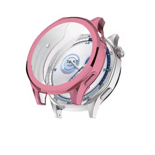 Foto - Capac din silicon pentru Huawei Watch GT5 46 mm - Aur și roz