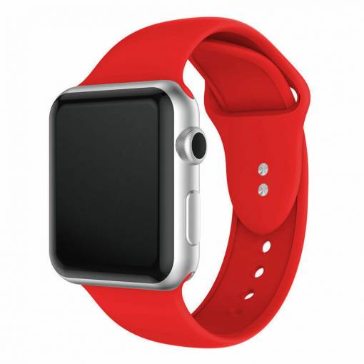 Foto - Brățară din silicon pentru Apple Watch - Roșu S, M, L - 38mm, 40mm, 41mm