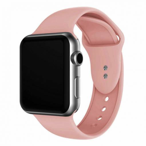 Foto - Brățară din silicon pentru Apple Watch - Roz S, M, L - 38mm, 40mm, 41mm