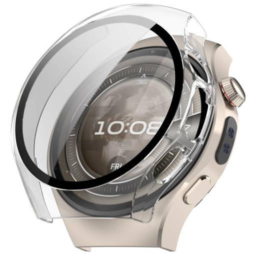 Foto - Husă de protecție pentru Huawei Watch 5 - Transparent, 46 mm