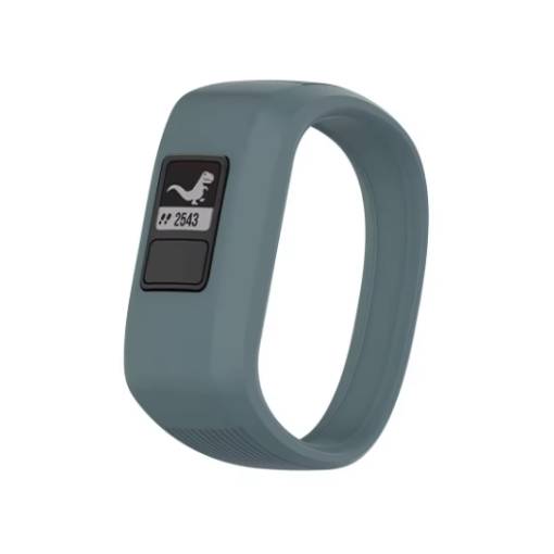 Foto - Brățară din silicon eses pentru Garmin VívoFit Junior 1 și 2, Vívofit 3 - Mărimea S, gri albastru