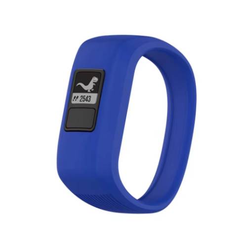 Foto - Brățară din silicon eses pentru Garmin VívoFit Junior 1 și 2, Vívofit 3 - Mărimea S, albastră