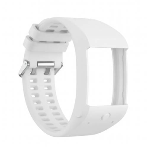 Foto - Curea din silicon eses pentru Polar M600 - Albă