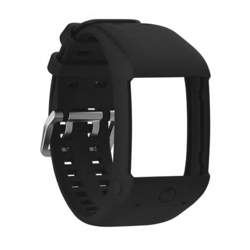 Foto - Curea din silicon Eses pentru Polar M600 - Neagră