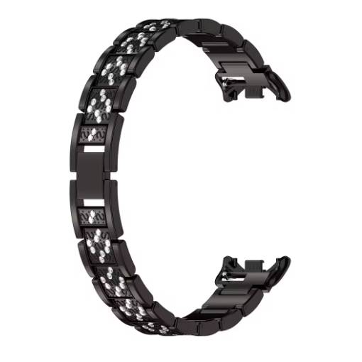 Foto - brățară milaneză pentru Xiaomi Smart Band 8, 9 și 10 - Argintie