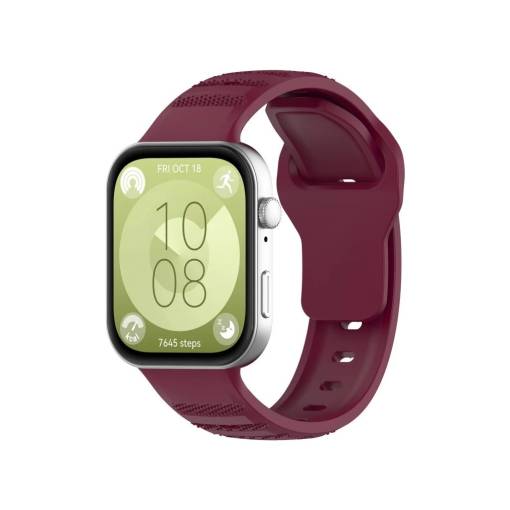 Foto - cesa Silicon elastic pentru Huawei Watch Fit 3, 4 și 4 Pro - Violeta