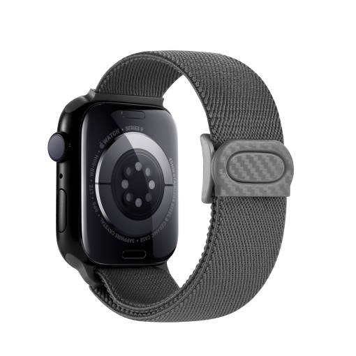 Foto - cesa Nylon elastică pentru Apple Watch - Gri 38mm, 40mm, 41mm