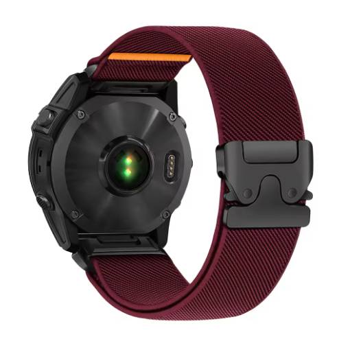 Foto - eses Curea elastică din nylon pentru Garmin - Culoarea Violeta, QuickFit 26 mm
