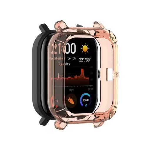 Foto - Cadru din silicon pentru Amazfit GTS - Portocalie