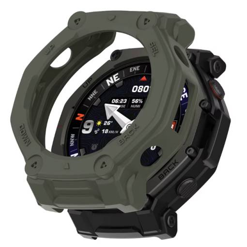 Foto - Rama din silicon pentru Amazfit T-Rex 3 Pro 48mm - Verde