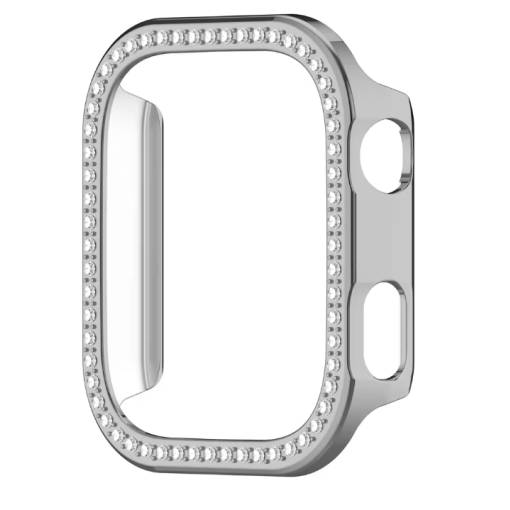 Foto - Cadru de protecție cu pietricele pentru Xiaomi Redmi Watch 6 - Argintiu