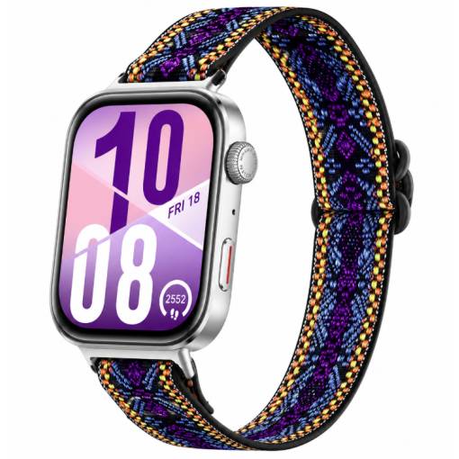 Foto - eses Curea elastică pentru Huawei Watch Fit 3, 4, 4 Pro, 5 și 5 Pro - Colorată cu model