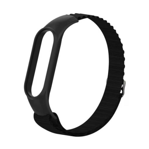 Foto - Brățară din silicon pentru Xiaomi Smart Band 7 - Negru