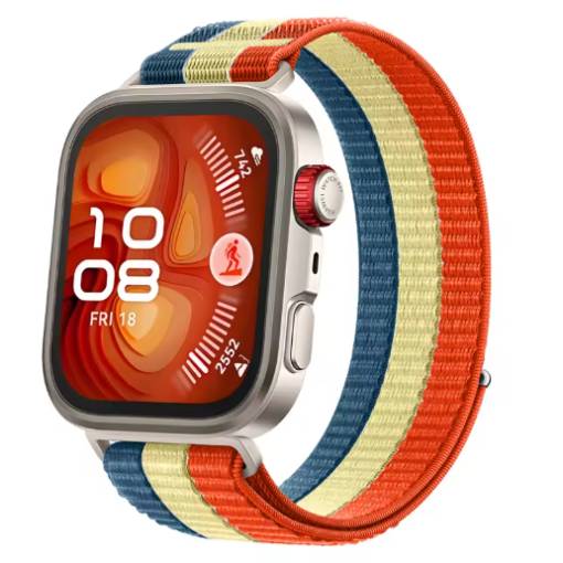 Foto - brățară din nylon pentru Huawei Watch Fit 3, 4, 4 Pro, 5 și 5 Pro - Tricolor