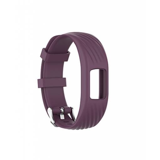 Foto - eses Curea din silicon pentru Garmin VivoFit 4 - Marimea L, violet
