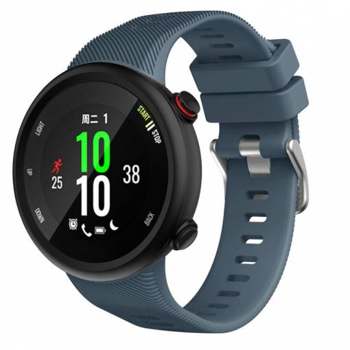 Foto - Brățară din silicon pentru Garmin Forerunner 45, Forerunner 45S și SWIM 2 - Albastră