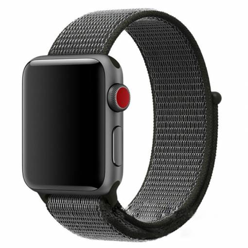 Foto - Brățară din nylon pentru Apple Watch - Gri 42mm, 44mm, 45mm, 49mm