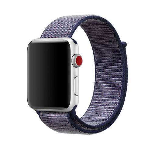 Foto - Brățară din nylon pentru Apple Watch - Albastru închis 38mm, 40mm, 41mm