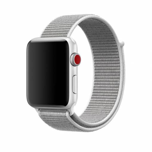 Foto - escală nylon pentru Apple Watch - Gri 42mm, 44mm, 45mm, 49mm