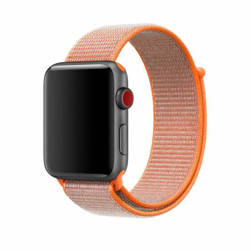 Foto - Curea din nailon eses pentru Apple Watch - portocaliu 42 mm, 44 mm, 45 mm, 49 mm