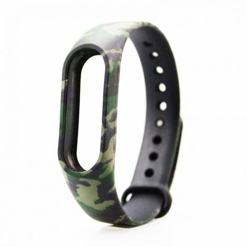 Foto - Bratara eses pentru Xiaomi Mi Band 2 - Camuflaj Verde