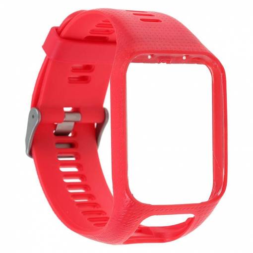 Foto - esel Silikonovă brățară pentru TomTom - Roșie