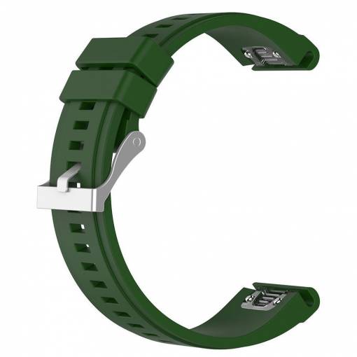 Foto - brățară din silicon pentru Garmin - Verde închis, QuickFit 26mm