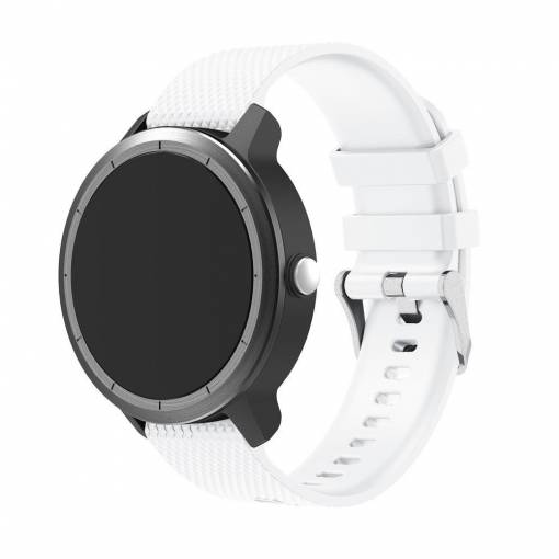 Foto - eses Brățară din silicon 20 mm - Mărimea S, design alb