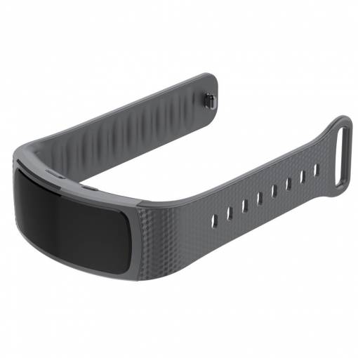 Foto - brățară din silicon pentru Samsung Gear Fit 2 - Mărime L, Gri