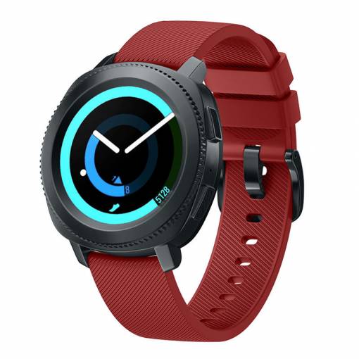 Foto - Curea din silicon eses pentru Samsung Gear Sport - Marimea S, rosu
