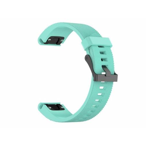 Foto - brățară din silicon pentru Garmin - Verde Mint, QuickFit 20 mm