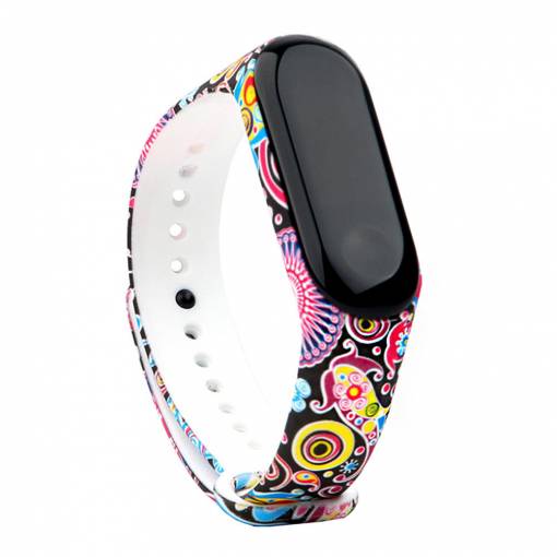 Foto - eses Bratara pentru Xiaomi Mi Band 3 si Xiaomi Mi Band 4 - Colorata