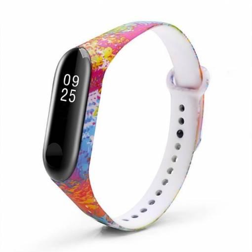 Foto - eses Bratara pentru Xiaomi Mi Band 3 si Xiaomi Mi Band 4 - Graffiti