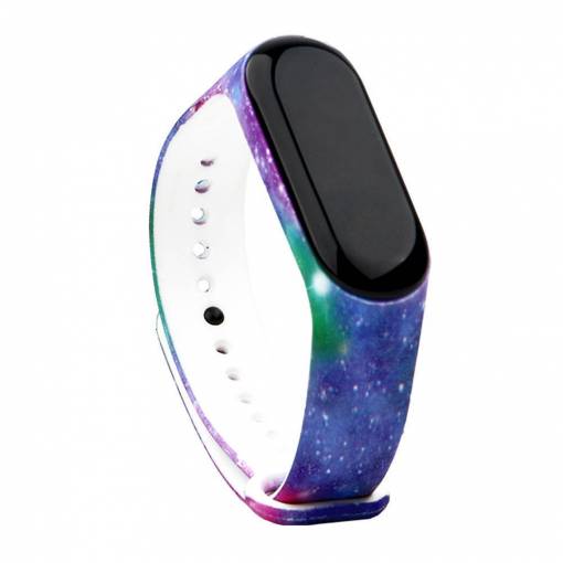 Foto - eses Bratara pentru Xiaomi Mi Band 3 si Xiaomi Mi Band 4 - Cer înstelat