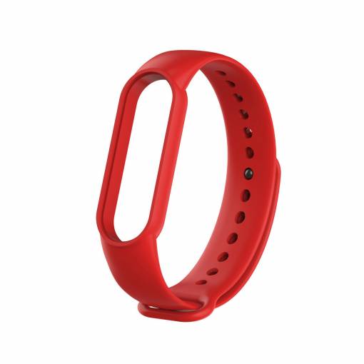 Foto - esep Cureaua pentru Xiaomi Mi Band 5, Mi Band 6 și Amazfit Band 5 - Roșu