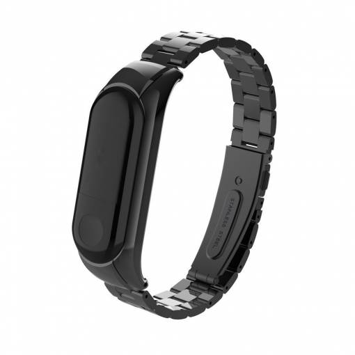 Foto - Curea metalică eses pentru Xiaomi Mi Band 3 - Negru