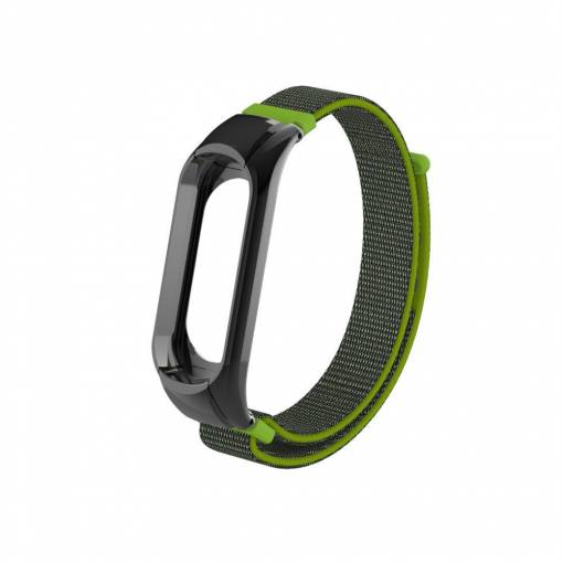 Foto - Brățară din nailon pentru Xiaomi Mi Band 3 - Verde