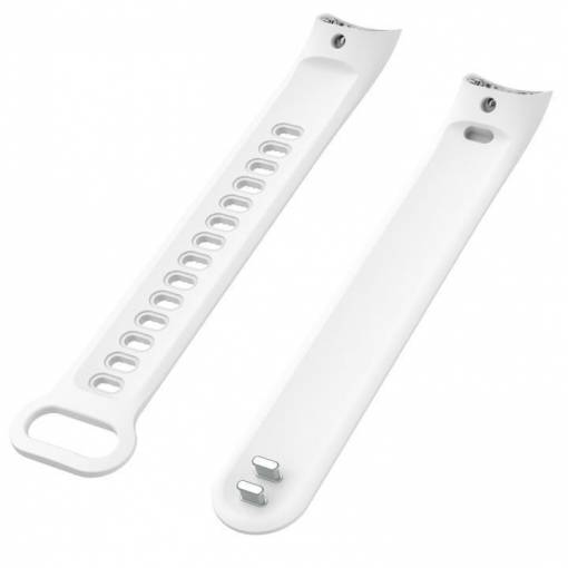 Foto - Curea din silicon eses pentru Honor Band 3 - Albă